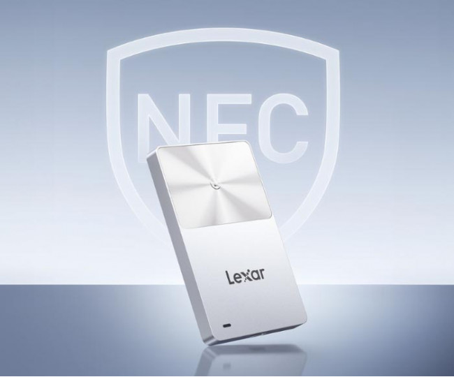 Жесткий диск Lexar SSD TouchLock с разблокировкой NFC и поддержкой MagSafe